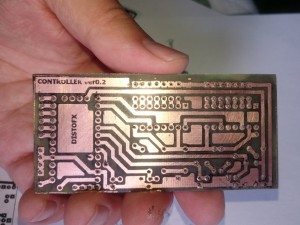 The finished PCB